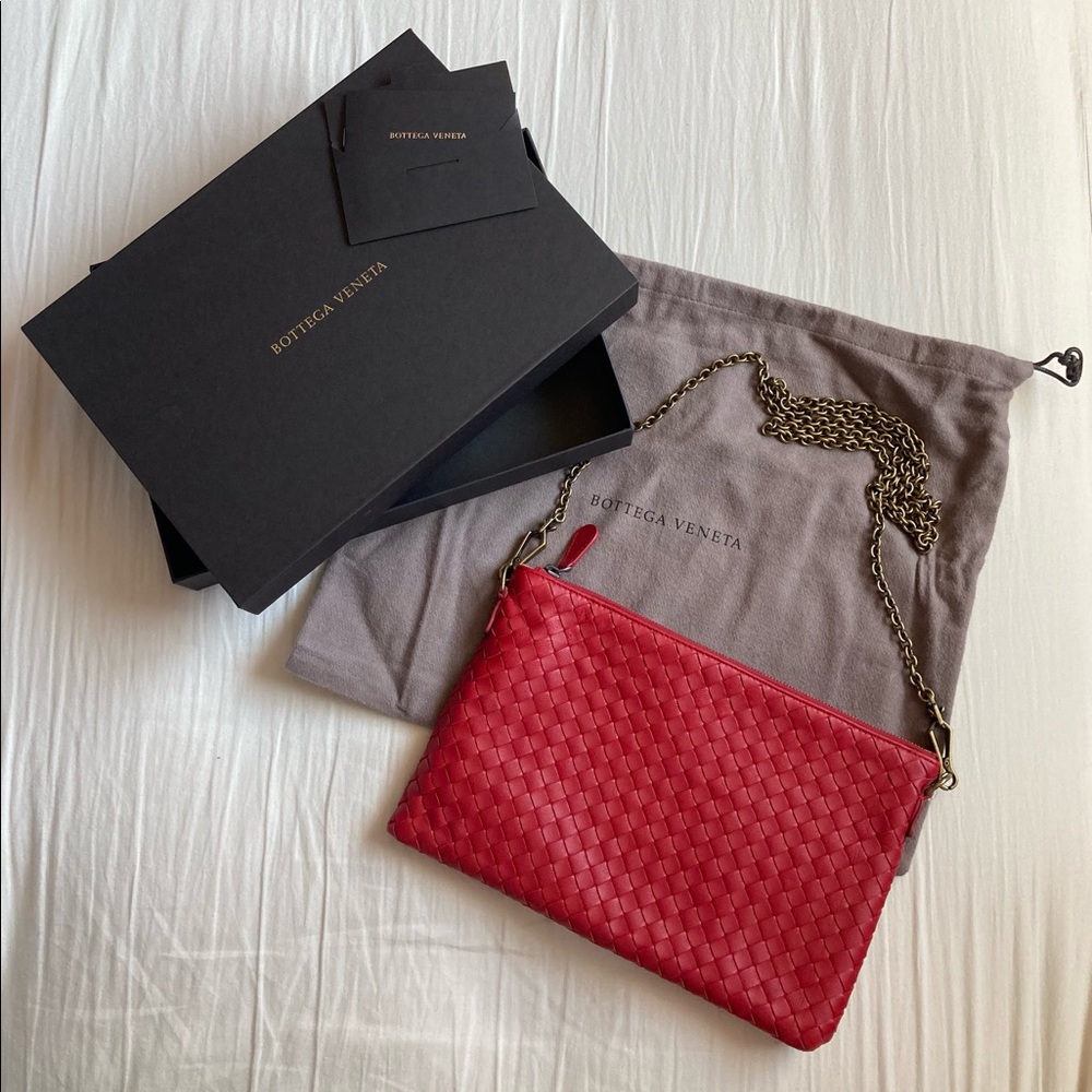 Authentic Bottega Veneta Intrecciato Crossbody